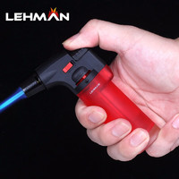 leiman 雷曼 LEHMAN）红色防风打火机充气点火器雪茄点香点艾灸专用直冲气体焊枪喷枪