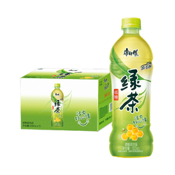 康师傅 绿茶蜂蜜味饮料500ml*15瓶中包装茶多酚低糖茶味