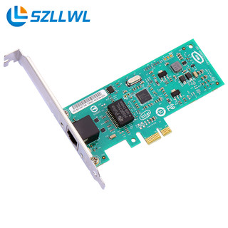 szllwl Intel82574千兆网卡 9301ct网卡 pci-e无盘千兆网卡 pci-e台式机电脑内置有线网卡防雷网卡