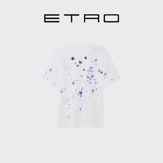 ETRO 艾绰 RJL联名胶囊系列 男女款圆领短袖T恤 232D1960391730990 白色 XL