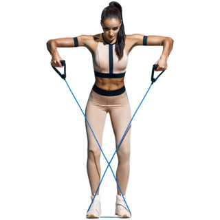 弹力绳健身瑜伽运动女拉力绳带家用多功能普拉提器材拉伸带弹力带