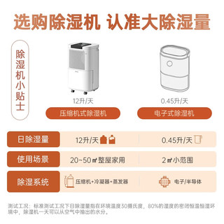 Hisense 海信 除湿机/抽湿机 家用轻音除湿器干衣+负离子功能水满自动保护+定时功能地下室回南天智能除湿12L