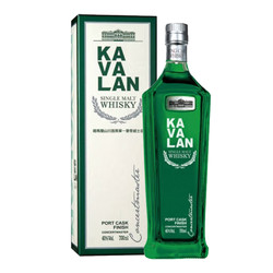 KAVALAN 金车 噶玛兰 波特桶 单一麦芽 中国威士忌 700ml 单瓶装