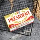PRÉSIDENT 总统 淡味黄油块500g*2组合装发酵食用动物家用蛋糕商用烘焙饼干