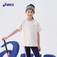 PLUS会员：ASICS 亚瑟士 儿童纯棉圆领短袖T恤
