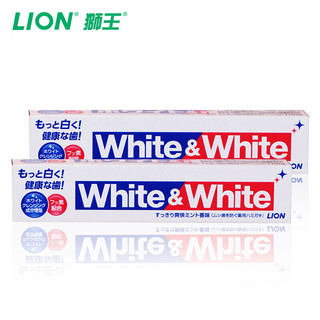 LION 狮王 White&White葡萄柚小苏打元气美白牙膏120g