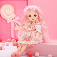 PLUS会员：安娜公主 公主娃娃玩具换装套装女孩公主玩偶小号30厘米礼盒生日礼物