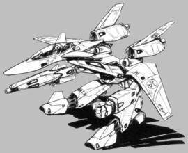 threezero ROBO-DOU系列 太空堡垒 VF-1J 变形战斗机 收藏级机械人偶