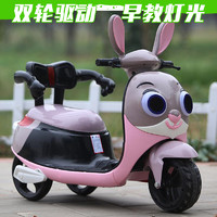 新款小孩儿童电动车摩托车三轮车男女宝宝电瓶车可坐可骑大号童车迪潇
