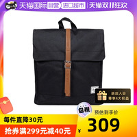 City双肩包书包电脑包10486新款背包小众时尚通勤浅灰 10486 黑色黑皮带