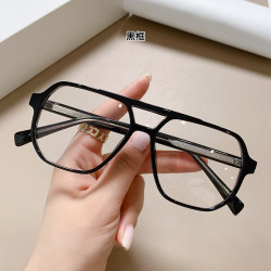 erilles161折射率防蓝光高清镜片大框tr90双梁近视眼镜架男女同款