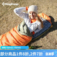 康尔健野 1.1kg羽绒户外登山露营成人睡袋-12℃-7℃防寒保暖KS8005左右混发