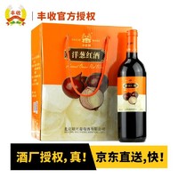 丰收 洋葱干红酒葡萄酒北京特产不含人工添加糖整箱装 750ml*6瓶/整箱