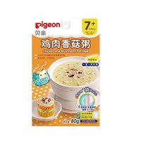 88VIP：Pigeon 贝亲 儿童鸡肉香菇辅食粥粉 80g