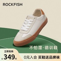 RockFish 复古德训鞋女阿甘板鞋原版平底女鞋休闲单鞋女款运动鞋夏