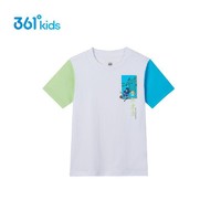 88VIP：361° 361度童装男童短袖针织衫2023年夏季新款T恤中大童儿童上衣