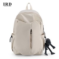 IRD 双肩包男时尚潮流高中大学生书包男生大容量旅行包背包男士电脑包