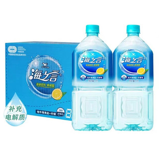 统一（Unift）海之言饮料整箱1L*8瓶装柠檬味运动饮料海盐补充电解质 海之言 1L*8瓶
