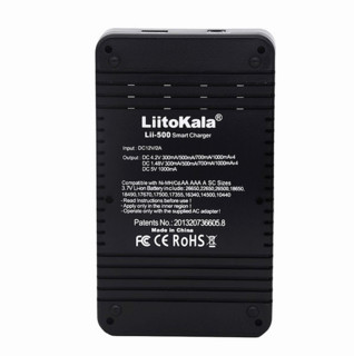 LiitoKala Lii-500 lii-300 18650锂电池专用充电器 检测零伏激活