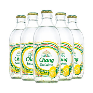 泰象泰国进口（Chang）含气矿泉水柠檬味饮品苏打水玻璃瓶气泡水 24瓶混搭