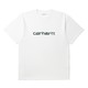 carhartt WIP 男士Logo刺绣T恤 CHXTES231022KWHX