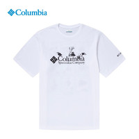哥伦比亚 户外春夏新品男子休闲时尚短袖舒适棉质圆领T恤AX2960