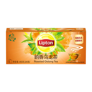 Lipton立顿韵香乌龙茶独立包装袋泡茶乌龙茶包45g×1盒