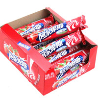 阿尔卑斯（ALPENLIEBE） 阿尔卑斯条装硬糖31g 多口味原味草莓牛奶糖结婚庆零食喜糖 田园草莓21条