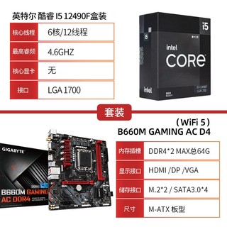 GIGABYTE 技嘉 Intel i5 13490F/技嘉B760 WIFI主板/