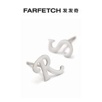 RAF SIMONS 男女通用亮面logo耳环FARFETCH发发奇