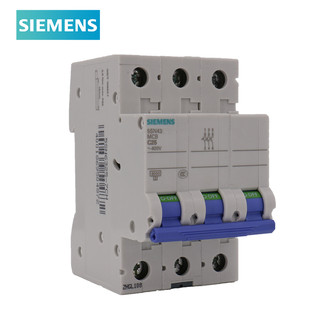 PLUS会员：SIEMENS 西门子 5SN 微型断路器空气开关家用空开自营 3P D 32A 10KA 400VAC 5SN43328CN