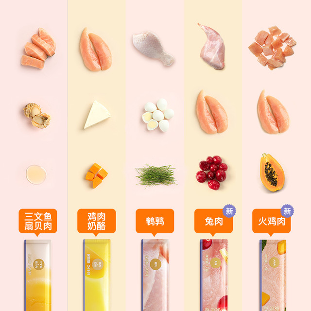 网易严选 肉满多零食猫条 160支