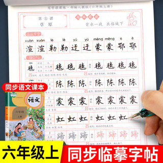 《同步字帖·写字课课练》六年级上册