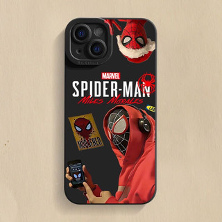 Apple 苹果 直降75元）iPhone6-14系列 超酷蜘蛛侠手机壳 黑色 iPhone 6s Plus