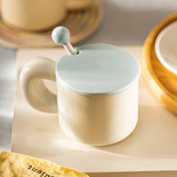 MDZF SWEETHOME 摩登主妇 奶乎乎马克杯 400ml 天空蓝