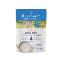 BELLAMY'S 贝拉米 澳洲进口米粉米糊婴幼儿辅食高铁GOS益生元宝宝米粉125g  4月+