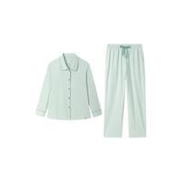 Purcotton 全棉时代 女士纯棉家居服套装 PUT233036 嫩松绿 175