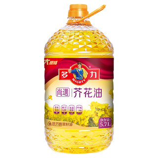 MIGHTY 多力 尚选低芥酸菜籽油芥花油5.7L家用食用油