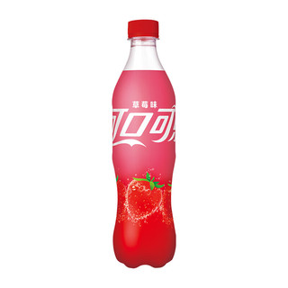Fanta 芬达 可口可乐（Coca-Cola）草莓味可乐 碳酸饮料汽水 500ml*12瓶 整箱装