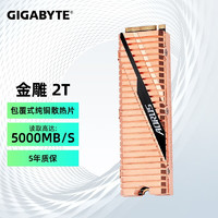 技嘉 SSD固态硬盘 M.2接口PCIe 4.0 NVMe协议 高速Gen4 大容量  金雕 2T丨读5000写4400