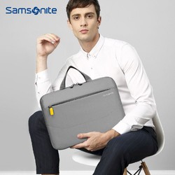 Samsonite 新秀丽 电脑包手提包男女商务公文包多层高档通勤出差14英寸笔记本