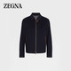  杰尼亚 Zegna）男士午夜蓝12milmil12 羊毛绗缝夹克U7T02-TMIL12-531-48　