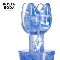 KOSTA BODA 珂斯塔 进口水晶玻璃 力量之花 北欧轻奢家居饰品礼品植物摆件