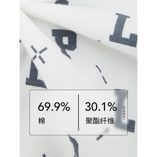 热风23年夏季新款时尚休闲满印字母短T恤舒适宽松印花圆领短袖男