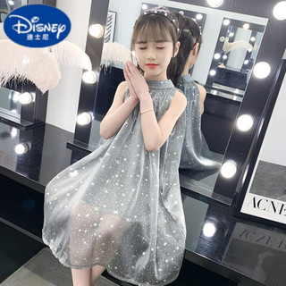 Disney 迪士尼 女童韩版网纱连衣裙