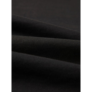 海澜之家（HLA）短袖T恤男女情侣款夏新立体凸印短袖男 黑色花纹D9 175/92A/L