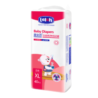 88VIP：lelch 露安适 纯净系列 婴儿日用纸尿裤 XL40片