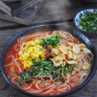 霸蛮 肥汁米线3份 3种口味 番茄牛肉猪骨浓汤川辣肥肠口味