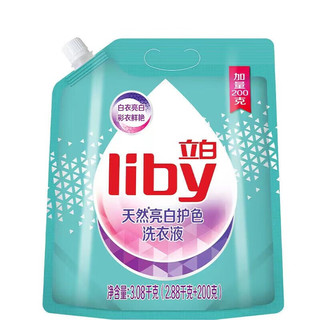 Liby 立白 天然亮白洗衣液 3.08kg加量装