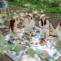 Naturehike 挪客磨毛布原创图案野餐垫户外防潮垫露营野餐布垫子
